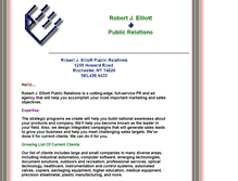 Tablet Screenshot of elliottpr.com
